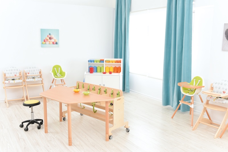 espace repas crèche